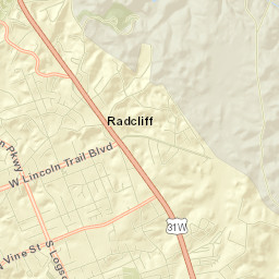 Radcliff Street Map