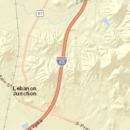 Lebanon Junction Street Map