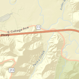 Powell County Street Map