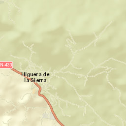 Higuera de la Sierra Street Map