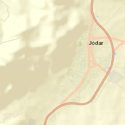 Jódar Street Map