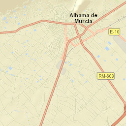 Alhama de Murcia Street Map