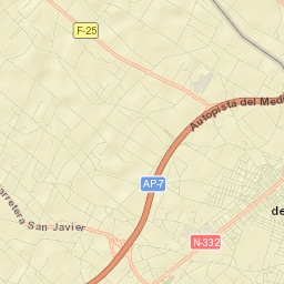 San Pedro del Pinatar Street Map