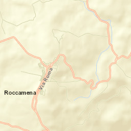 Roccamena Street Map