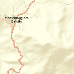 Montemaggiore Belsito Street Map