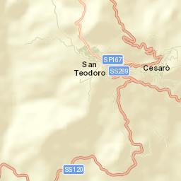 San Teodoro Street Map
