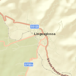 Linguaglossa Street Map