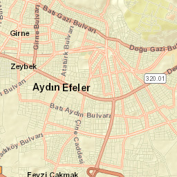 Efeler Street Map