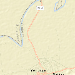 Yenipazar Street Map