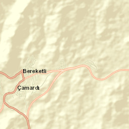 Çamardı İlçesi Street Map