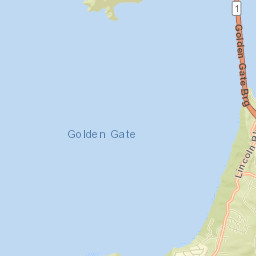 Merchant Rd, Golden Gate National Recreation Area, San Franci Street Map