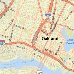 Oakland Street Map