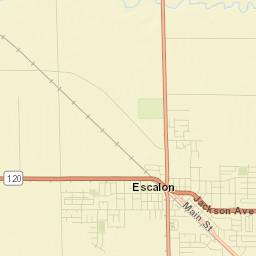Escalon Street Map