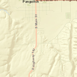 Panguitch Street Map