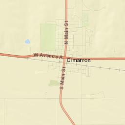 100-148 West Kansas Avenue, Cimarron, KS Street Map
