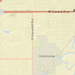 2551-2691 SW 10th St El Dorado KS Street Map