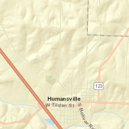 Humansville Street Map
