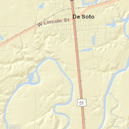 De Soto Street Map