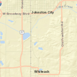 Johnston City Street Map