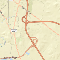 Henderson County Street Map