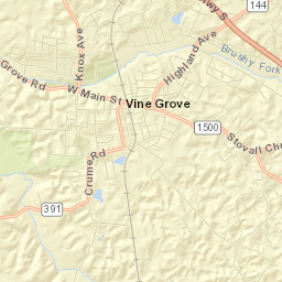 Vine Grove Street Map
