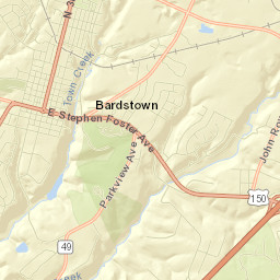 Nelson County Street Map