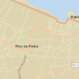 Rabo de Peixe Street Map
