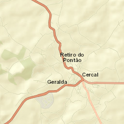 Cercal Street Map