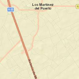 Los Martínez Street Map