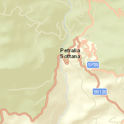 Petralia Sottana Street Map