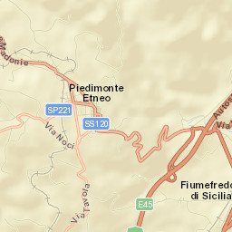 Piedimonte Etneo Street Map