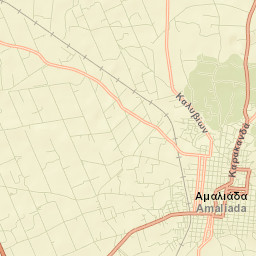 Amaliáda Street Map