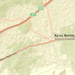 Áyios Vasílios Street Map