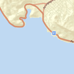 Agía Marína Street Map