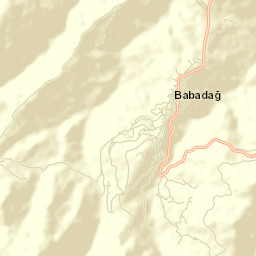 Babadağ Street Map