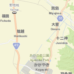 Agano Shi Street Map
