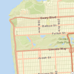 Golden Gate Equestrian Center, San Francisco, USA Street Map