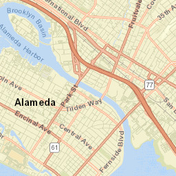 Alameda Street Map