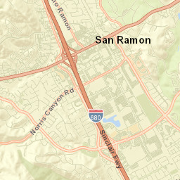 San Ramon Street Map