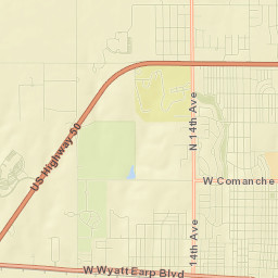 2598 W Comanche St Dodge City KS Street Map