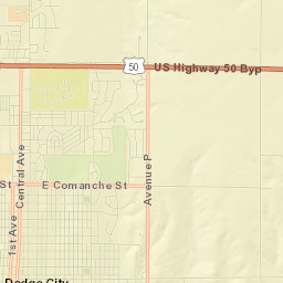 El Trigo St Dodge City Kansas  Street Map