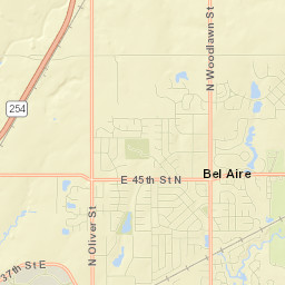4224-4236 Eagle Lake Drive, Bel Aire, KS  Street Map