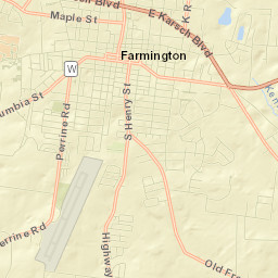 Farmington Street Map