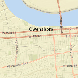 Owensboro Street Map