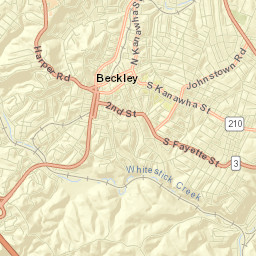 Beckley Street Map