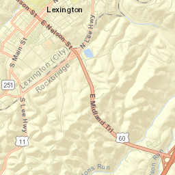 City of Lexington Street Map