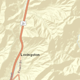 Lovingston Street Map