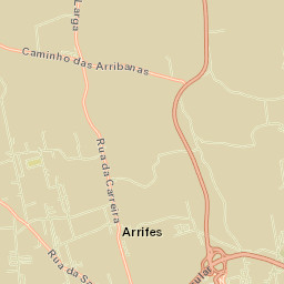 Arrifes Street Map
