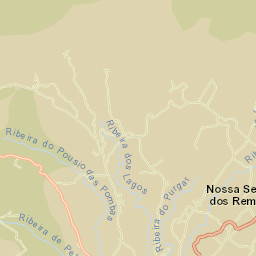 Povoação Street Map