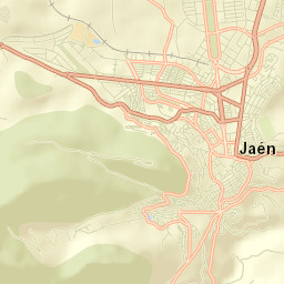 Jaén Street Map